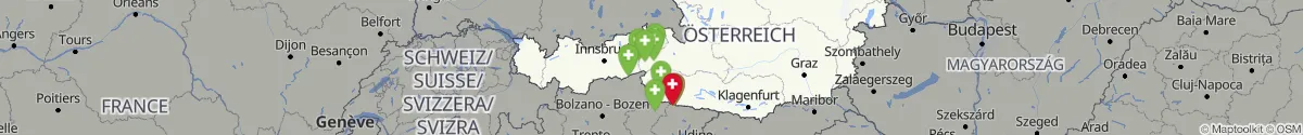 Kartenansicht für Apotheken-Notdienste in der Nähe von Lavant (Lienz, Tirol)
